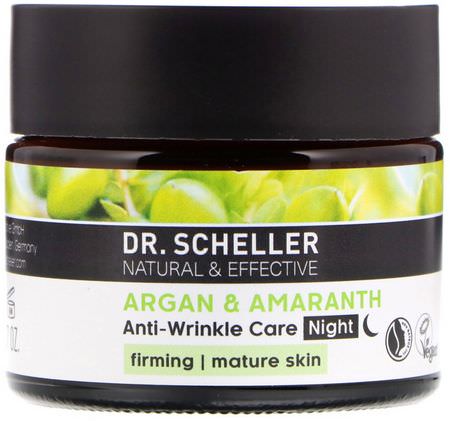 Dr. Scheller, Night Moisturizers, Creams, Argan Oil