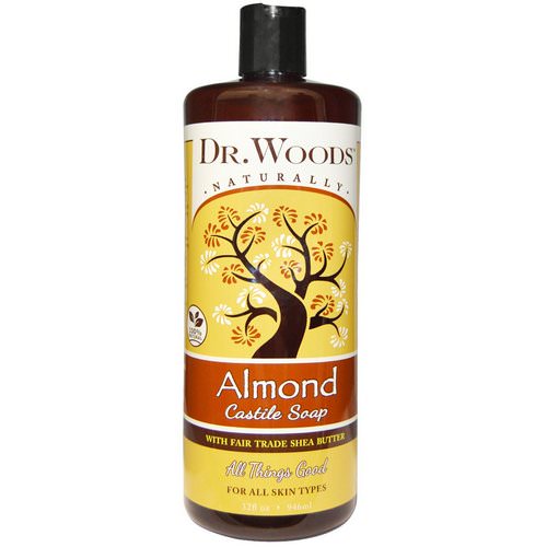 Dr. Woods, Almond Castile Soap with Fair Trade Shea Butter, 32 fl oz (946 ml) Review