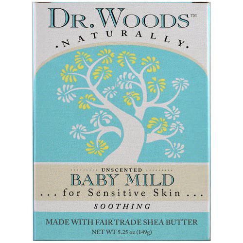 Dr. Woods, Baby Mild Castile Soap, Unscented, 5.25 oz (149 g) Review