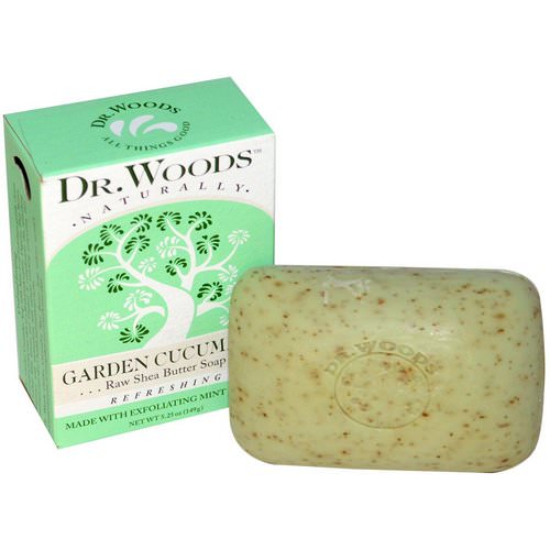 Dr. Woods, Raw Shea Butter Soap, Garden Cucumber, 5.25 oz (149 g) Review