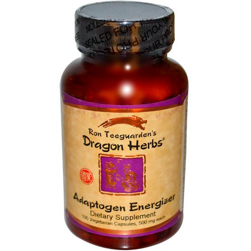 Dragon Herbs, Adaptogen Energizer, 500 mg, 100 Veggie Capsules Review