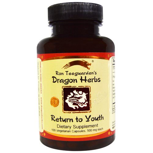 Dragon Herbs, Return to Youth, 500 mg, 100 Veggie Caps Review