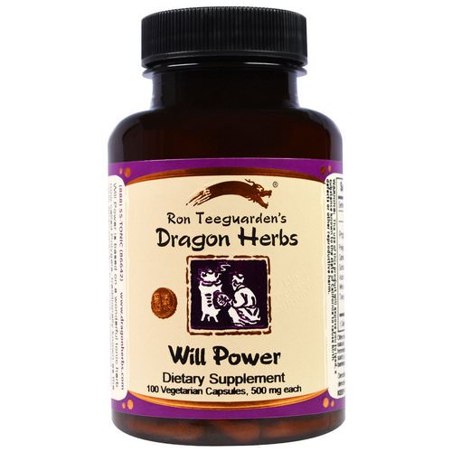 Dragon Herbs, Will Power, 500 mg, 100 Veggie Caps Review