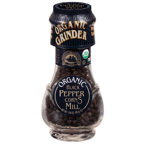 Drogheria & Alimentari, Organic Black Pepper Corns Mill, 1.59 oz (45 g) Review