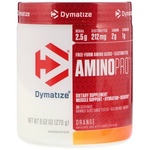 Dymatize Nutrition, AminoPro, Orange, 9.52 oz (270 g) Review