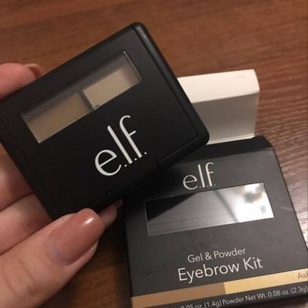 E.L.F, Eyebrow Kit, Gel & Powder, Ash, Gel 0.05 oz (1.4 g) Powder 0.08 oz. (2.3 g) Review