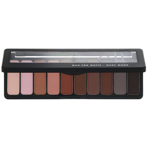 E.L.F, Mad for Matte Eyeshadow Palette, Nude Mood, 0.49 oz (14 g) Review