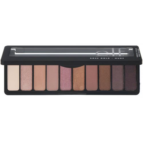 E.L.F, Rose Gold Eyeshadow Palette, Nude, 0.49 oz (14 g) Review