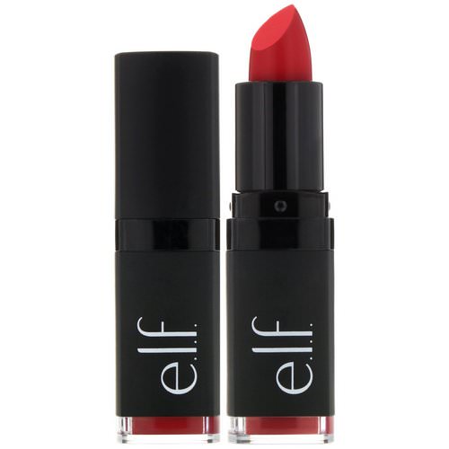 E.L.F, Velvet Matte, Lipstick, Ruby Red, 0.14 oz (4.1 g) Review