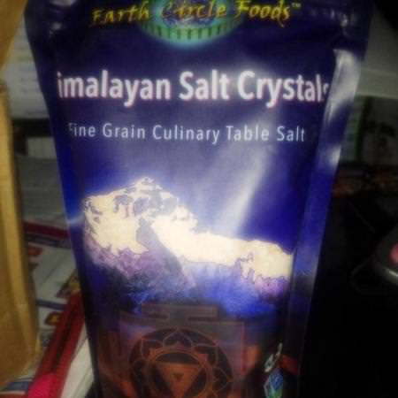 Earth Circle Organics, Himalayan Salt Crystals, Fine Grain, 16 oz (454 g) Review