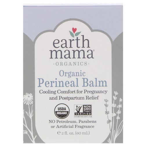 Earth Mama, Organic Perineal Balm, 2 fl oz (60 ml) Review