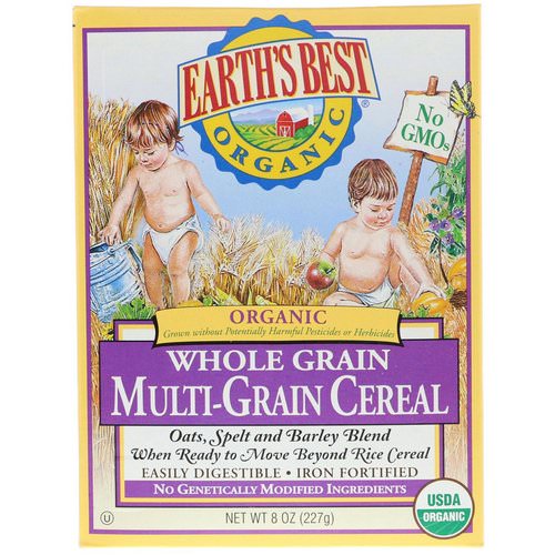 Earth's Best, Organic Whole Grain Multi-Grain Cereal, 8 oz (227 g) Review