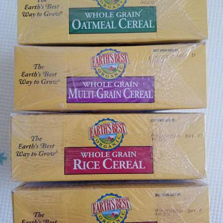 Earth's Best, Organic, Whole Grain Rice Cereal, 8 oz (227 g) Review