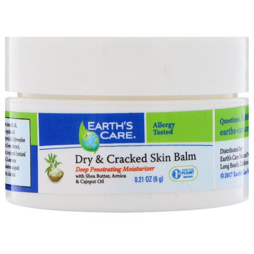 Earth's Care, Dry & Cracked Skin Balm, 0.21 oz (6 g) Review