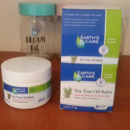 Earth's Care, Tea Tree Oil Topicals, Skin Treatment