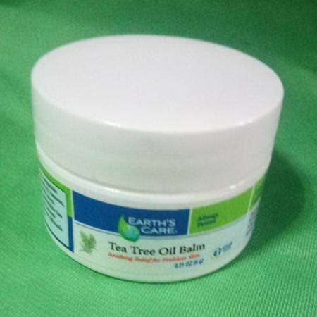 Earth's Care, Tea Tree Oil Balm, 2.5 oz (71 g) Review