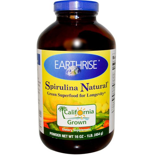 Earthrise, Spirulina Natural Powder, 16 oz (454 g) Review