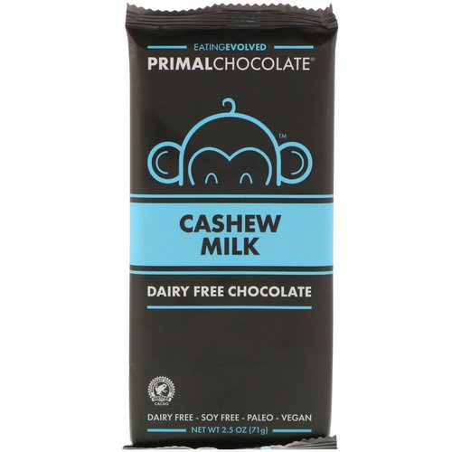 Evolved Chocolate, Primal Chocolate, Cashew Milk, 2.5 oz (71 g) Review