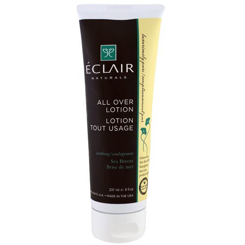 Eclair Naturals, All Over Lotion, Soothing, Sea Breeze, 8 fl oz (237 ml) Review