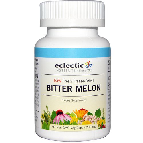 Eclectic Institute, Bitter Melon, 200 mg, 90 Non-GMO Veggie Caps Review