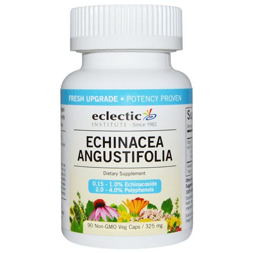 Eclectic Institute, Echinacea Angustifolia, 325 mg, 90 Non-GMO Veggie Caps Review
