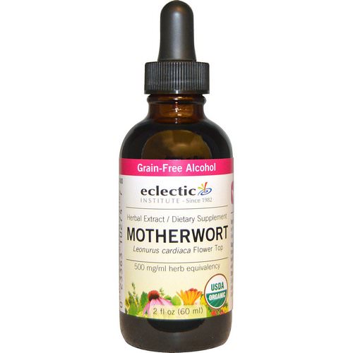 Eclectic Institute, Organic Motherwort, 2 fl oz (60 ml) Review