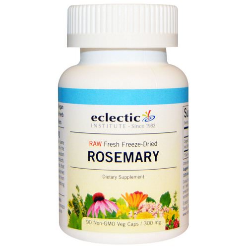 Eclectic Institute, Rosemary, 300 mg, 90 Veggie Caps Review