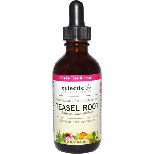 Eclectic Institute, Teasel Root, Grain-Free Alcohol, 2 fl oz (60 ml) Review