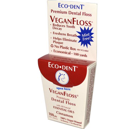 Eco-Dent, VeganFloss, Cinnamon, 100 yds (91.44 m) Review