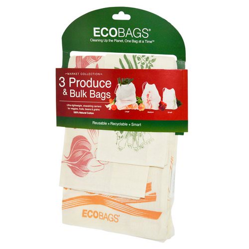 ECOBAGS, Produce & Bulk Bags, 3 Bags Review