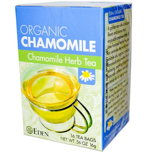 Eden Foods, Organic, Chamomile Herb Tea, 16 Tea Bags, .56 oz (16 g) Review
