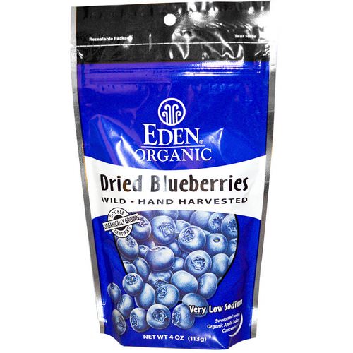 Eden Foods, Organic, Dried Blueberries, 4 oz (113 g) Review
