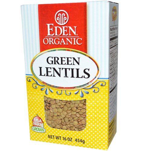 Eden Foods, Organic, Green Lentils, 16 oz (454 g) Review