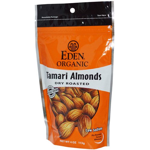 Eden Foods, Organic Tamari Almonds, Dry Roasted, 4 oz (113 g) Review