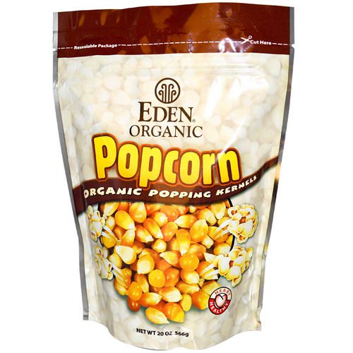 Eden Foods, Popcorn, Organic Popping Kernels, 20 oz (566 g) Review