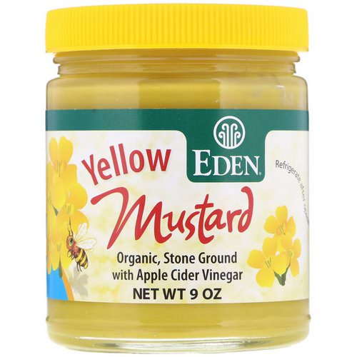 Eden Foods, Yellow Mustard, 9 oz Review