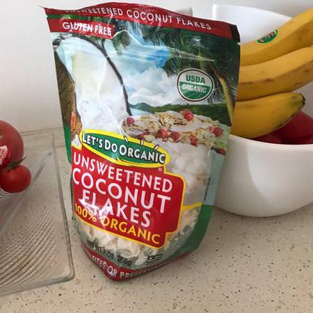 Edward & Sons, Let's Do Organic, 100% Organic Unsweetened Coconut Flakes, 7 oz (200 g) Review