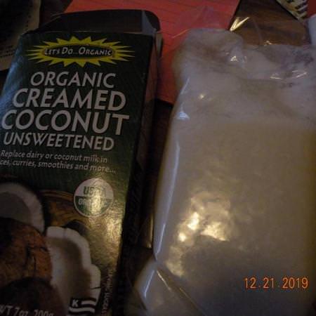 Let's Do Organic, Organic Creamed Coconut, Unsweetened