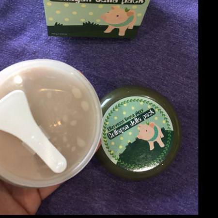 Elizavecca, Green Piggy, Collagen Jelly Pack, 3.53 oz (100 g) Review