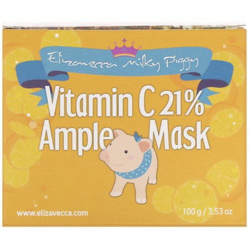Elizavecca, Milky Piggy, Vitamin C 21% Ample Mask, 3.53 oz (100 g) Review