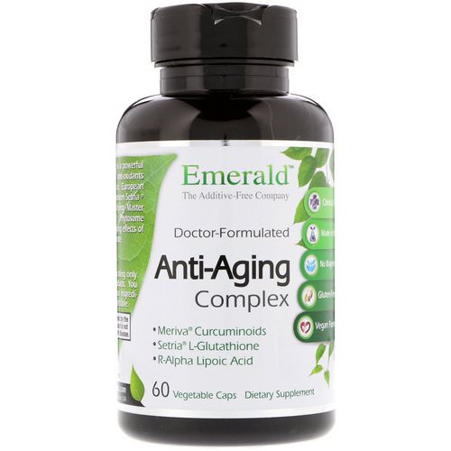Emerald Laboratories, Anti-Aging Complex, 60 Vegetable Caps Review