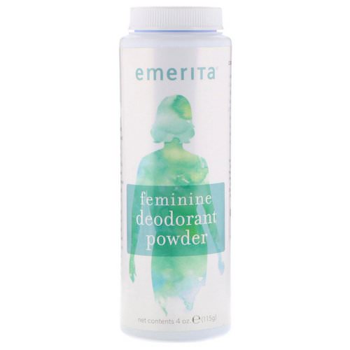 Emerita, Feminine Deodorant Powder, 4 oz (115 g) Review