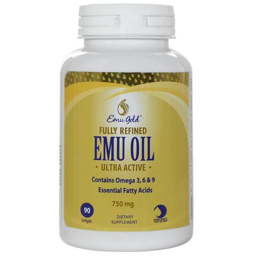 Emu Gold, Fully Refined EMU Oil, Ultra Active, 750 mg, 90 Softgels Review