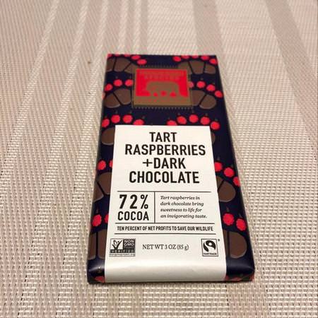 Tart Raspberries + Dark Chocolate Bar