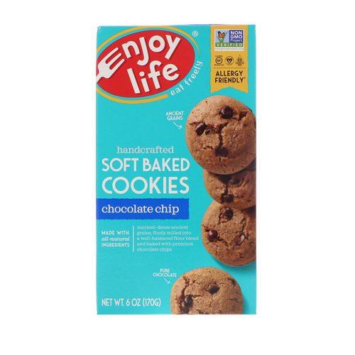 Enjoy Life Foods, Soft Baked Cookies, Chocolate Chip, 6 oz (170 g) Review