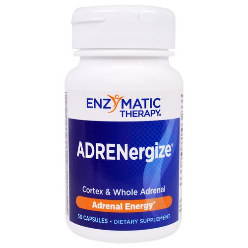 Enzymatic Therapy, ADRENergize, Adrenal Energy, 50 Capsules Review