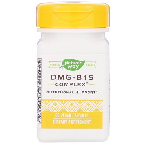 Nature's Way, DMG-B15 Complex, 60 Vegan Capsules Review