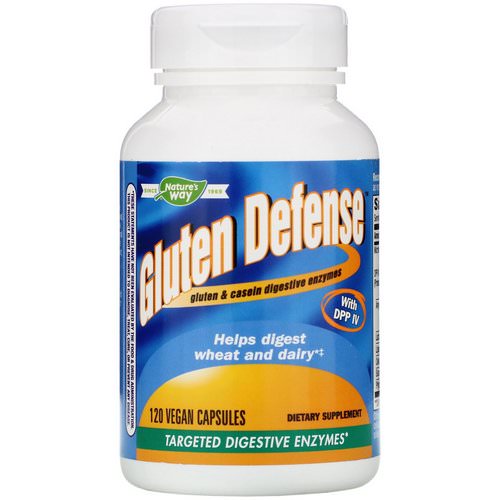 Nature's Way, Gluten Defense with DPP IV, 120 Vegan Capsules Review