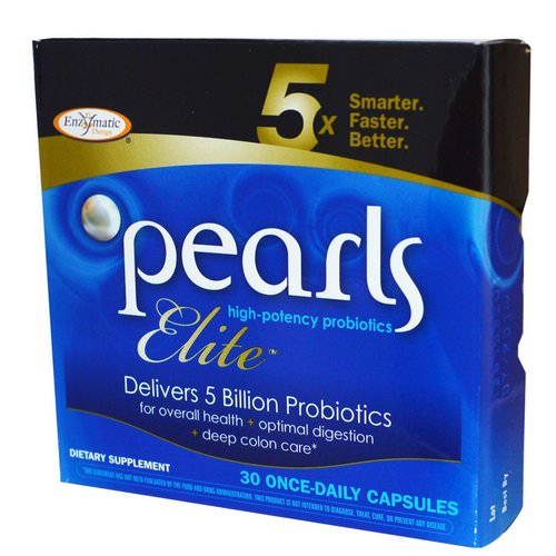 Enzymatic Therapy, Pearls Elite, High Potency Probiotics, 30 Once-Daily Capsules Review