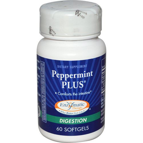 Enzymatic Therapy, Peppermint Plus, 60 Softgels Review